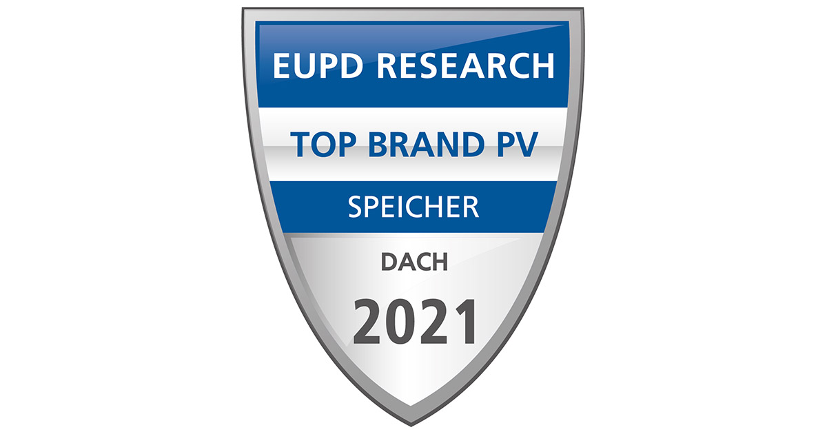 E3/DC zum 7. Mal als „Top Brand PV Speicher“ ausgezeichnet