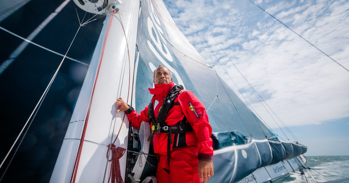 Hager Group offizieller Sponsor des Vendée Globe Skippers Fabrice Amedeo